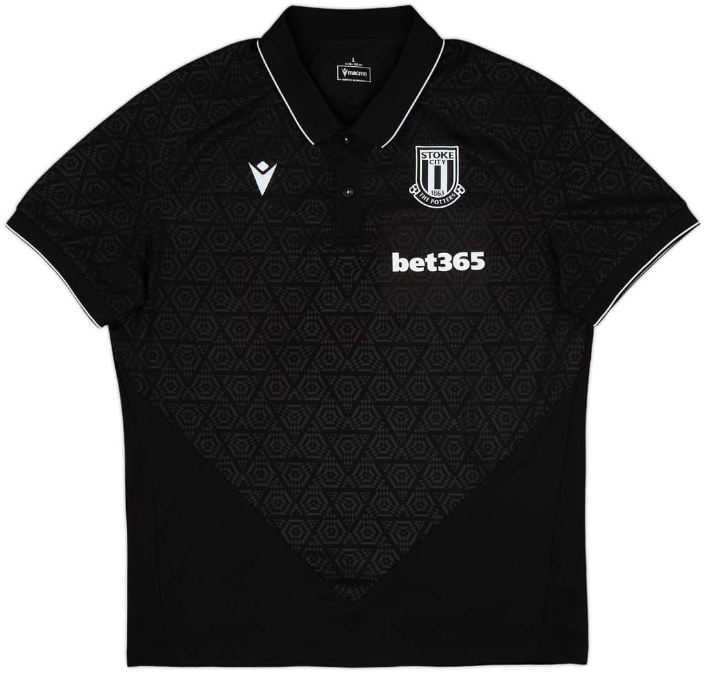 2022-23 Stoke City Macron Polo Shirt - 10/10 - (L)