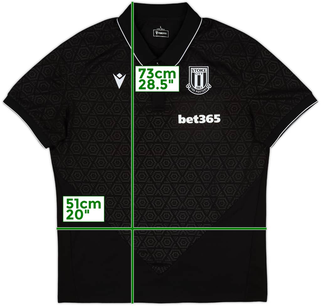 2022-23 Stoke City Macron Polo Shirt - 10/10 - (L)