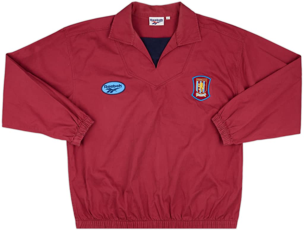 1995-96 Aston Villa Reebok Drill Top - 8/10 - (L)