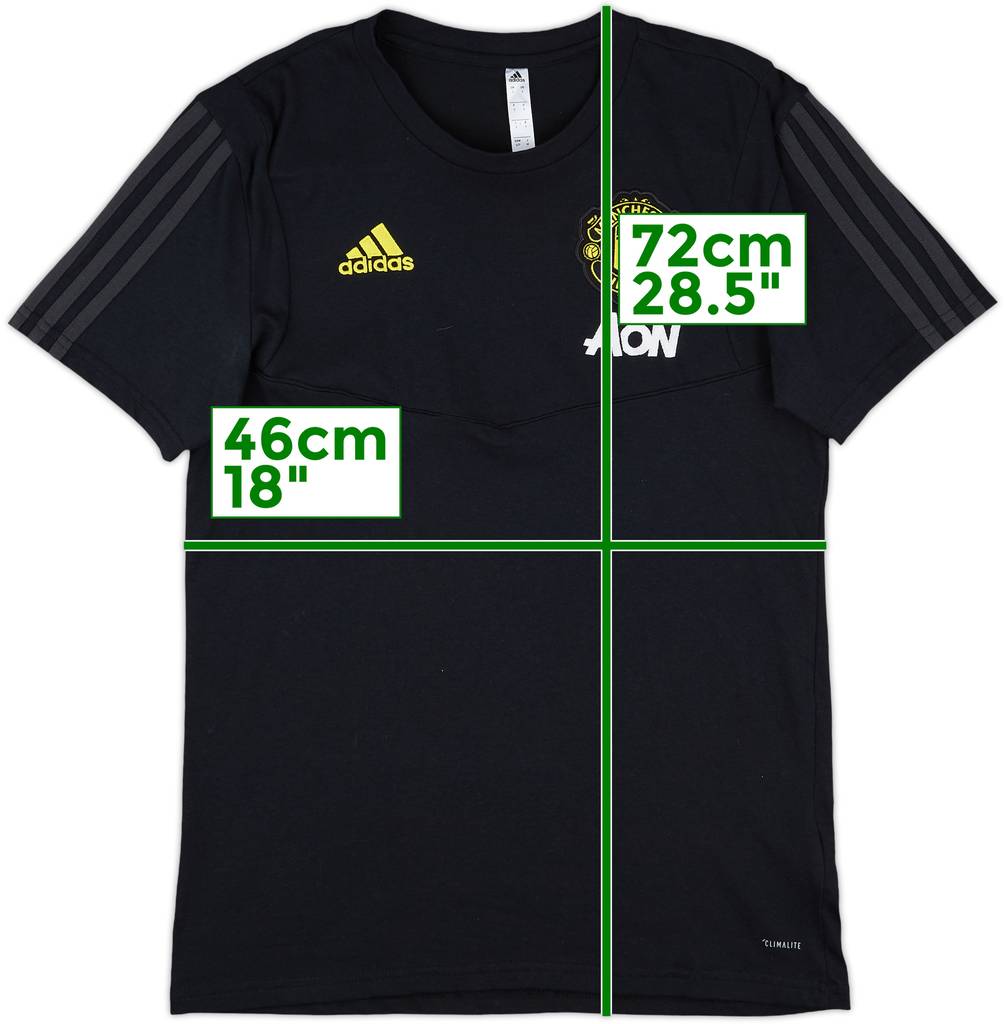 2019-20 Manchester United adidas Cotton Tee - 8/10 - (S)