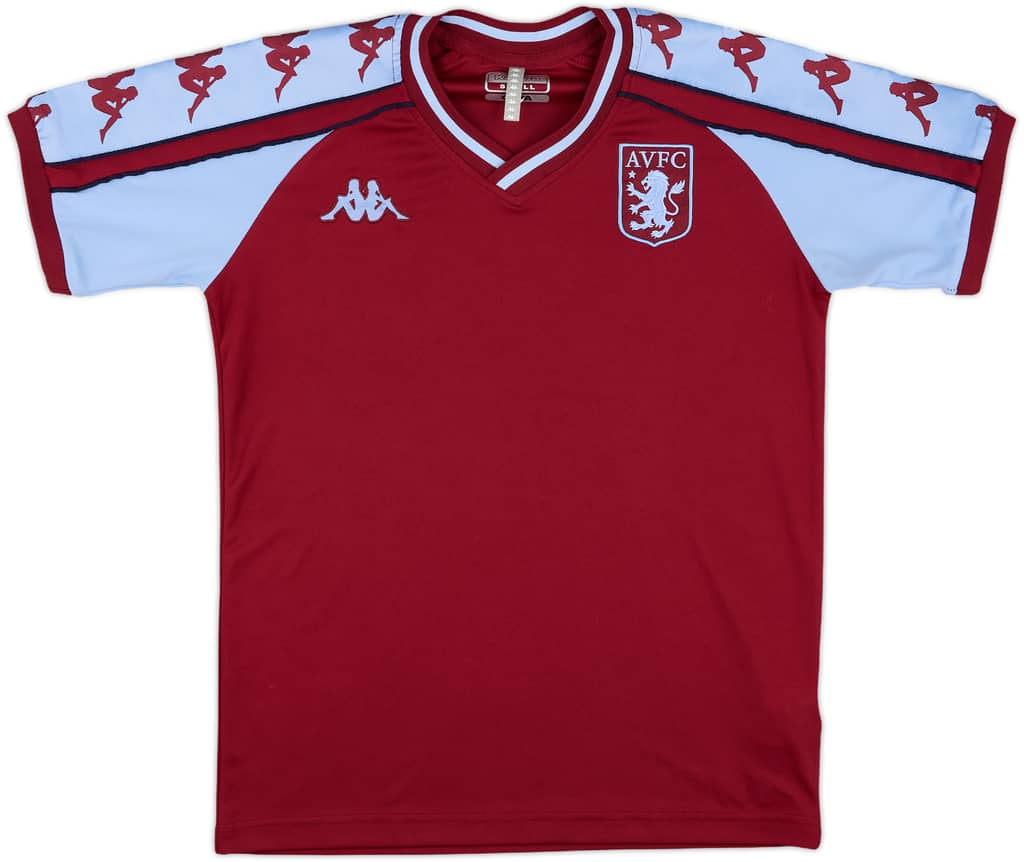 2019-20 Aston Villa Kappa Retro Shirt - 10/10 - (S)