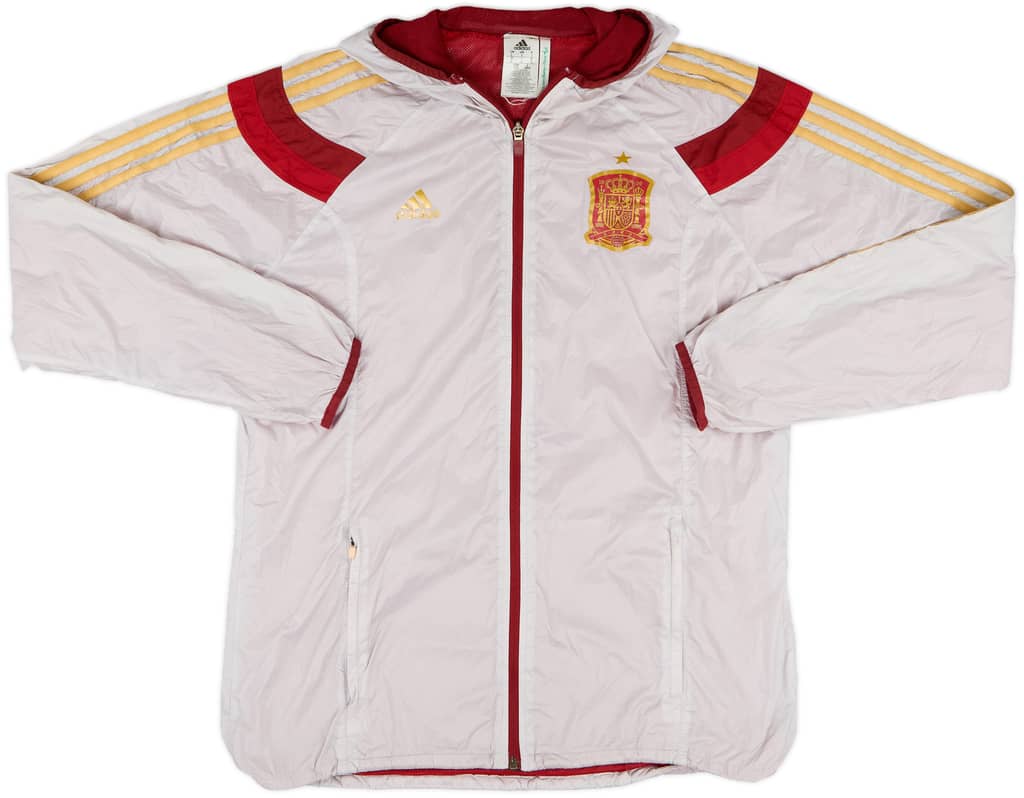 2014-15 Spain adidas Hooded Track Jacket - 7/10 - (L)
