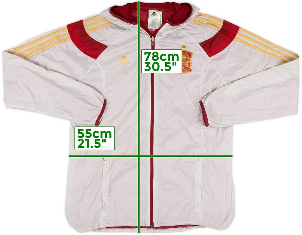 2014-15 Spain adidas Hooded Track Jacket - 7/10 - (L)