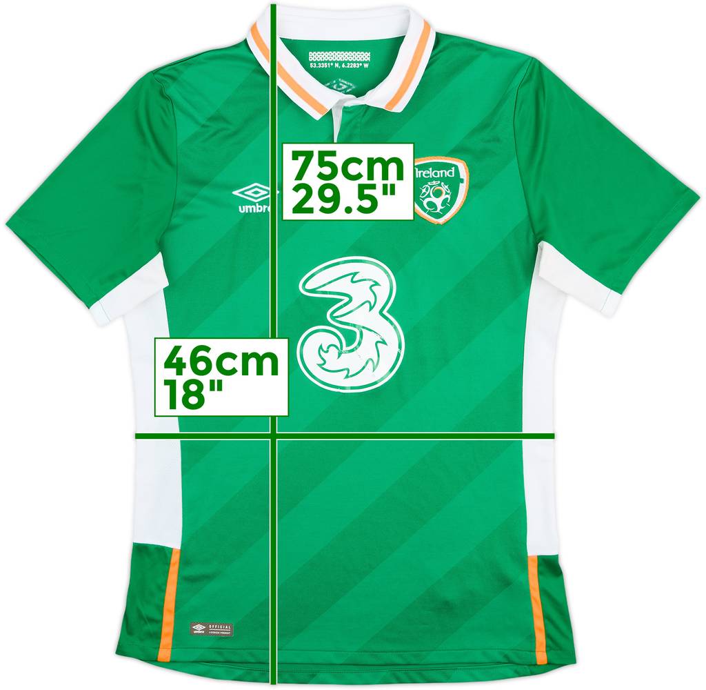 2016-17 Ireland Home Shirt - 5/10 - (L)