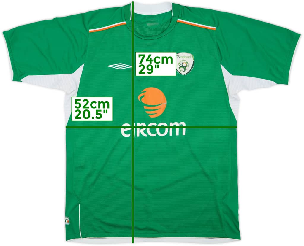 2004-06 Irlanda Local Camiseta - 6/10 - (L)