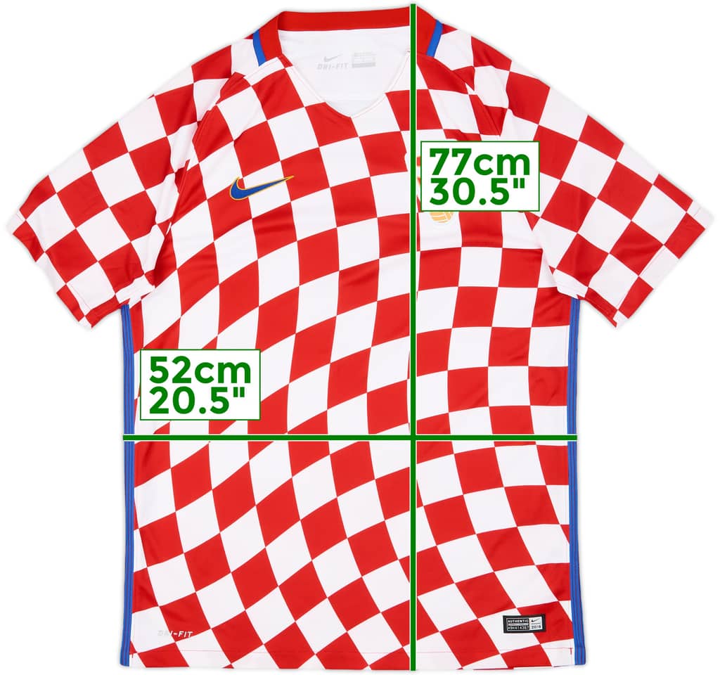 2016-18 Croatia Home Shirt - 10/10 - (M)