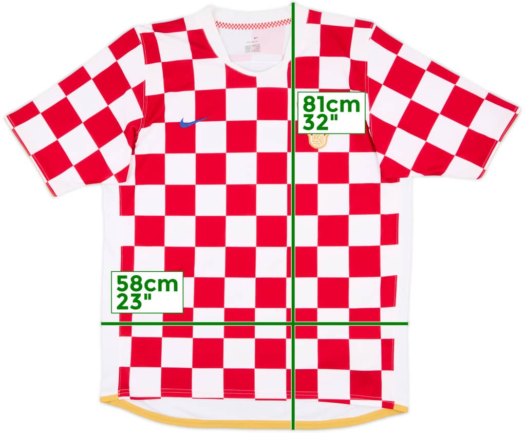 2006-08 Croatia Home Shirt - 9/10 - (XL)