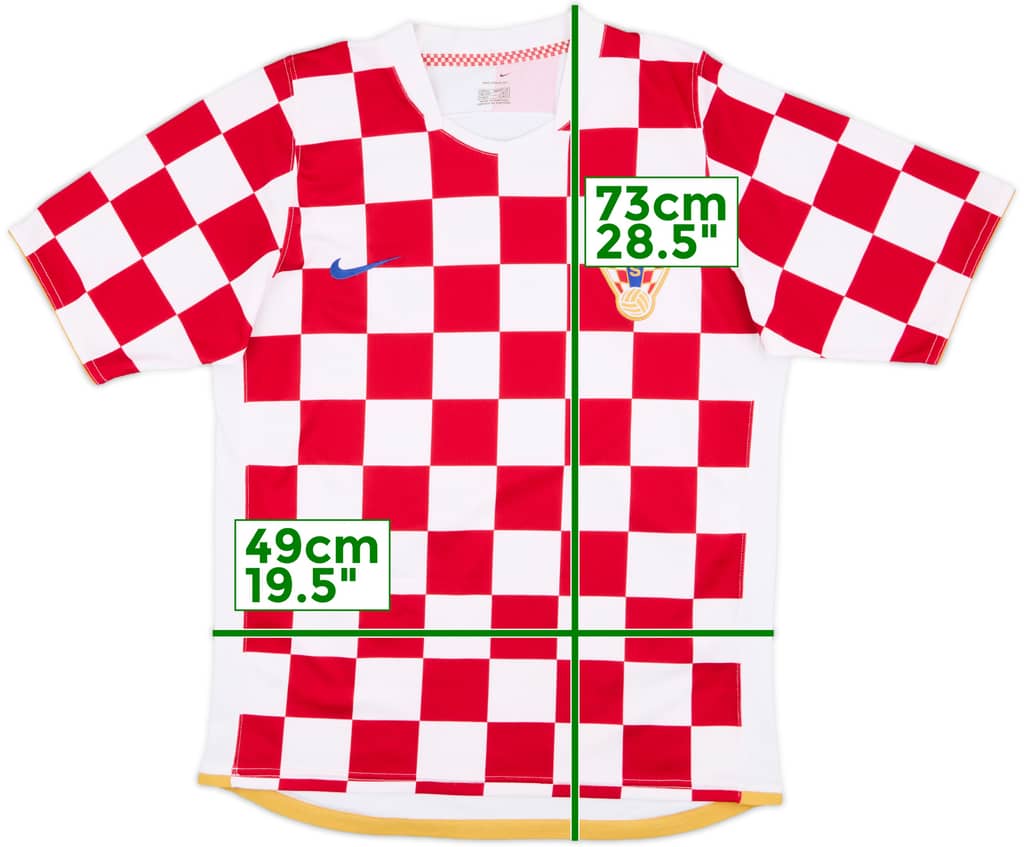 2006-08 Croatia Home Shirt - 8/10 - (M)