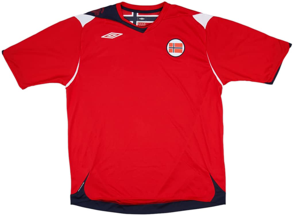 2006-08 Norway Home Shirt - 9/10 - (XL)