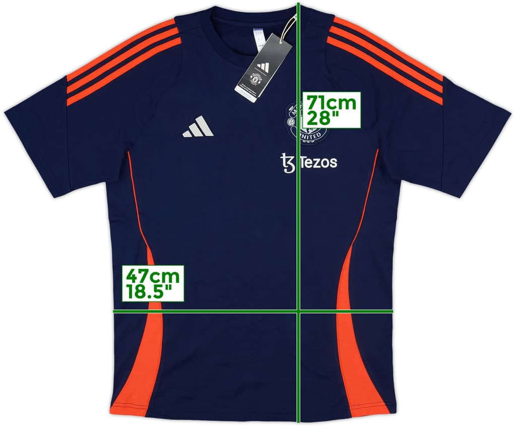 2024-25 Manchester United adidas Cotton Tee (S)