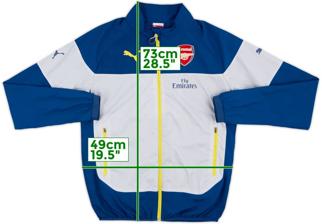 2014-15 Arsenal Puma Track Jacket - 8/10 - (S)