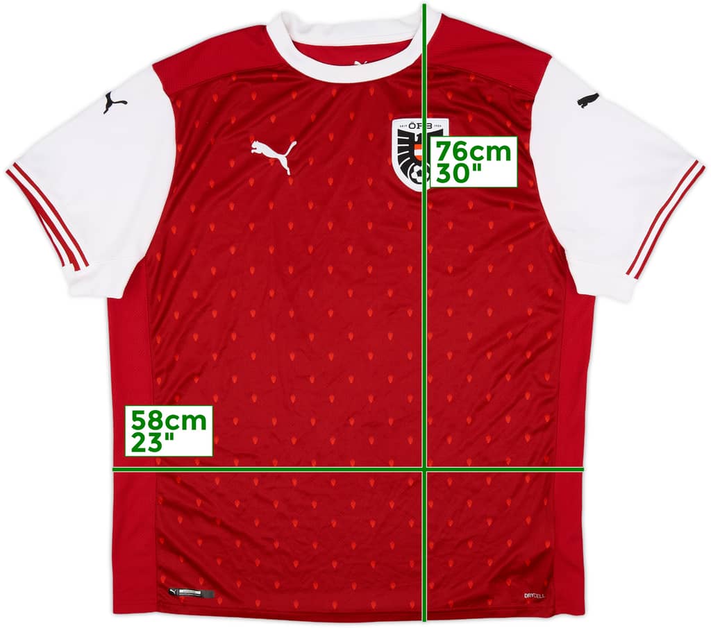 2020-22 Austria Home Shirt - 8/10 - (XXL)