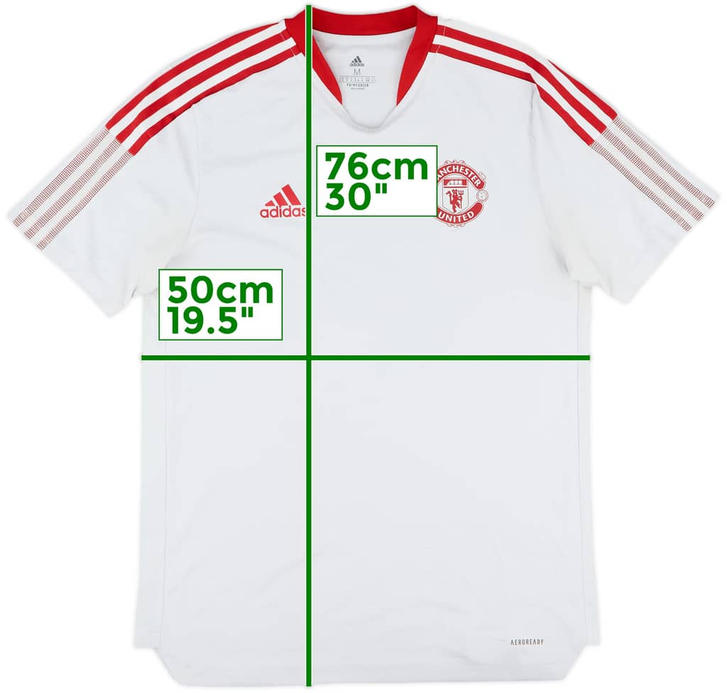 2021-22 Manchester United adidas Training Shirt - 6/10 - (M)