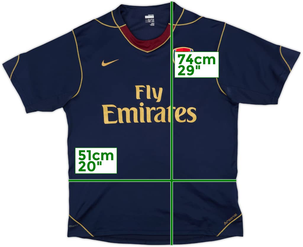 2007-08 Arsenal Nike Training Shirt - 8/10 - (L)