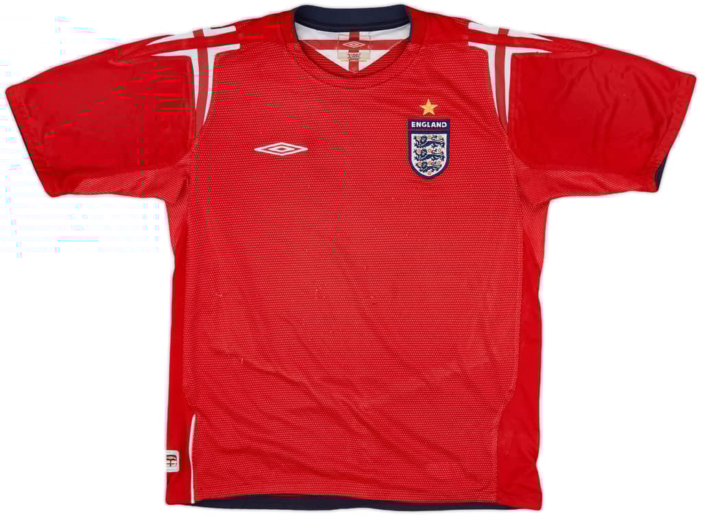 2004-06 England Away Shirt - 5/10 - (L.Boys)