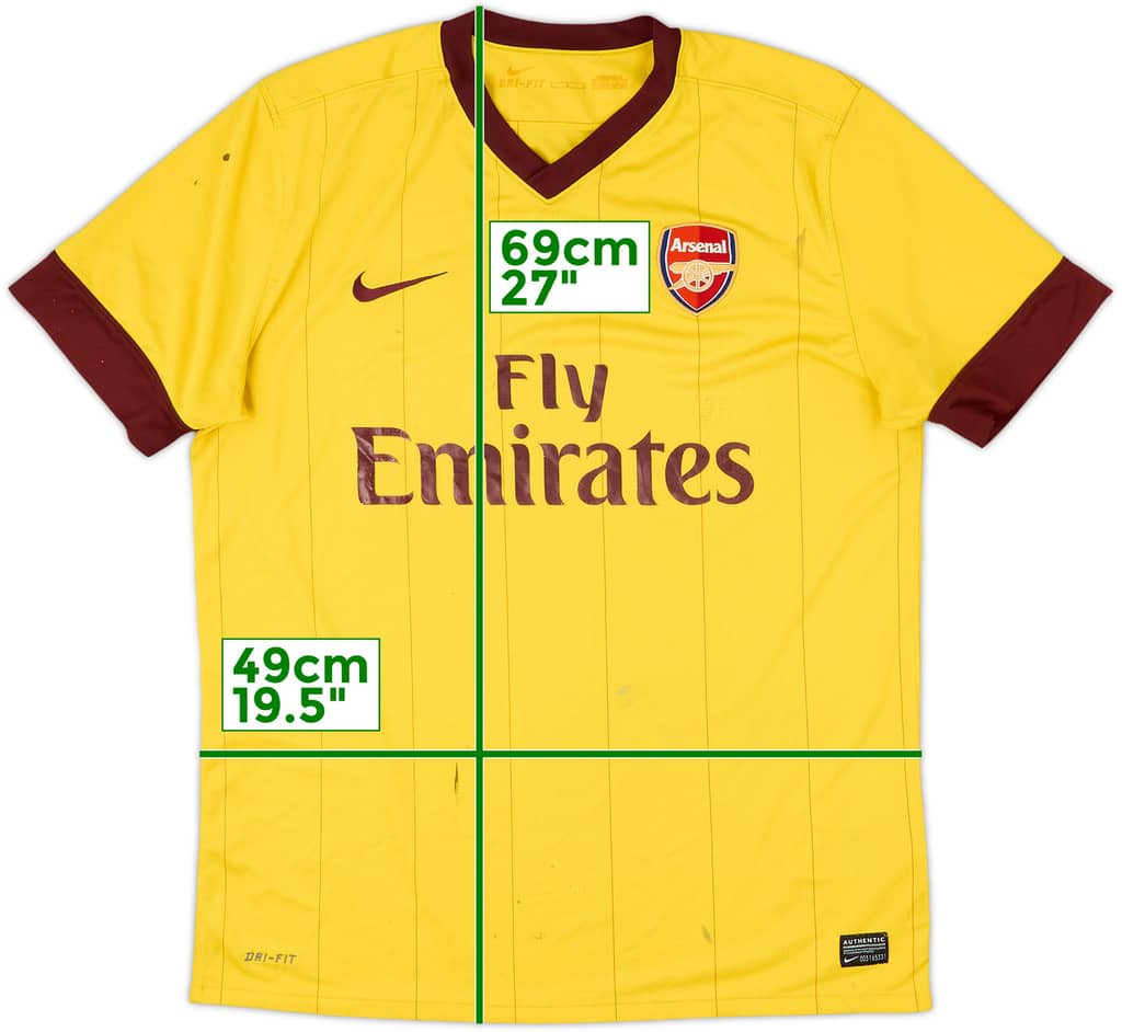 2010-13 Arsenal Away Shirt - 5/10 - (L)