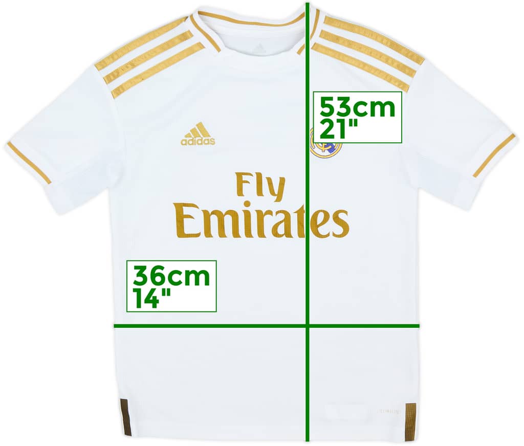 2019-20 Real Madrid Home Shirt - 9/10 - (S.Boys)