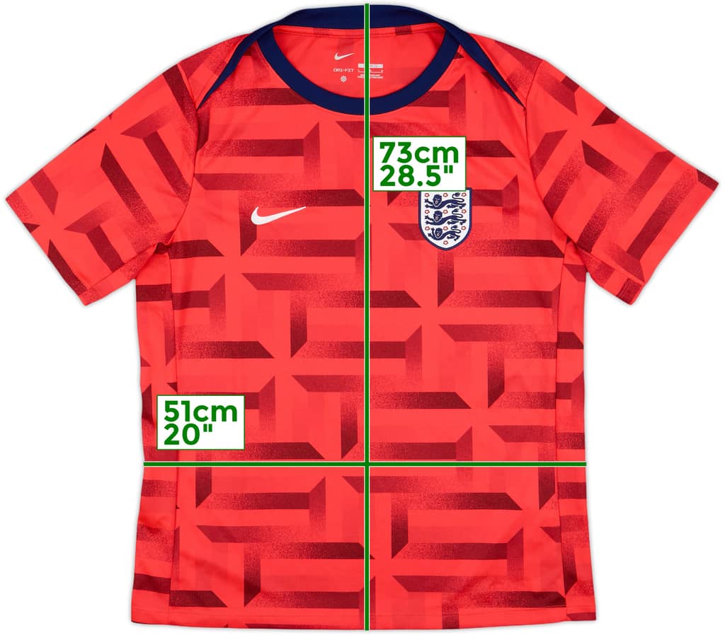2024-25 England Nike Training Shirt - 10/10 - (L)