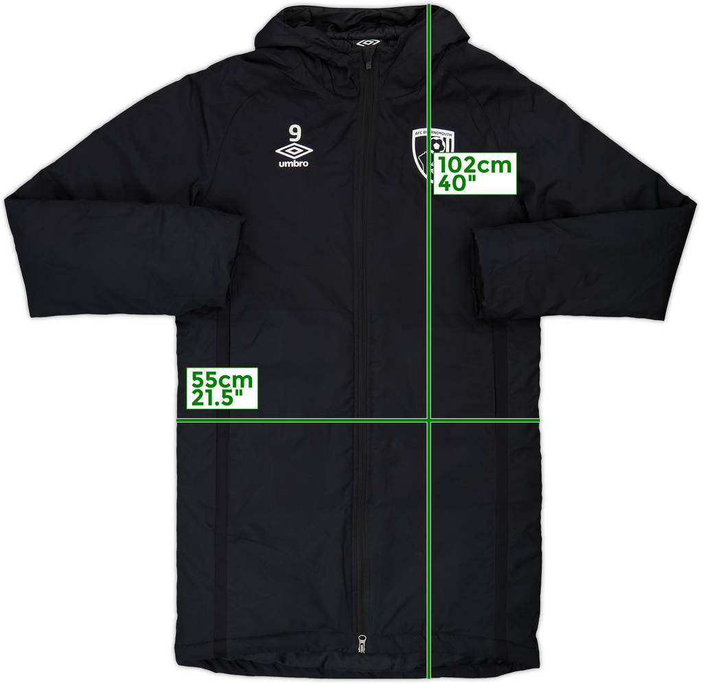 2022-23 Bournemouth Player Issue Padded Bench Coat #9 - 9/10 - (M)