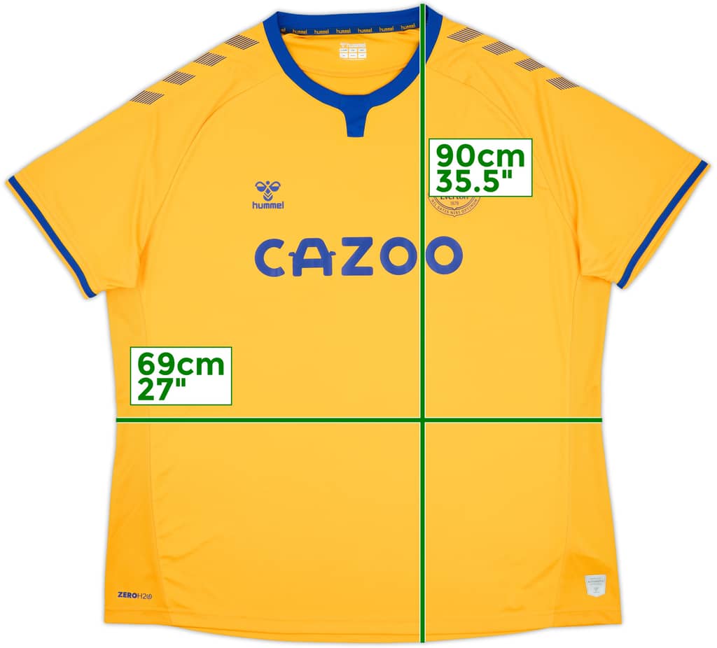 2020-21 Everton Away Shirt - 8/10 - (5XL)