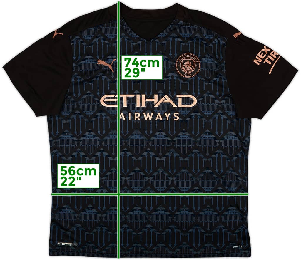 2020-21 Manchester City Away Shirt - 5/10 - (XL)