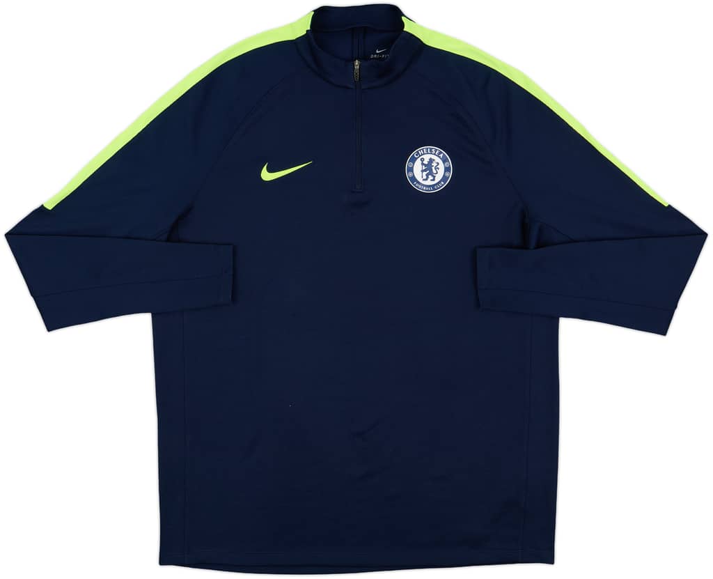 2016-17 Nike 1/4 Zip Sweat Top Template (Chelsea) - 9/10 - (XL)