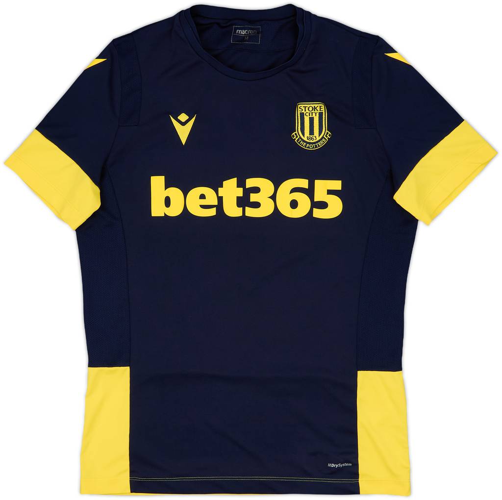 2020-21 Stoke City Macron Training Shirt - 9/10 - (M)