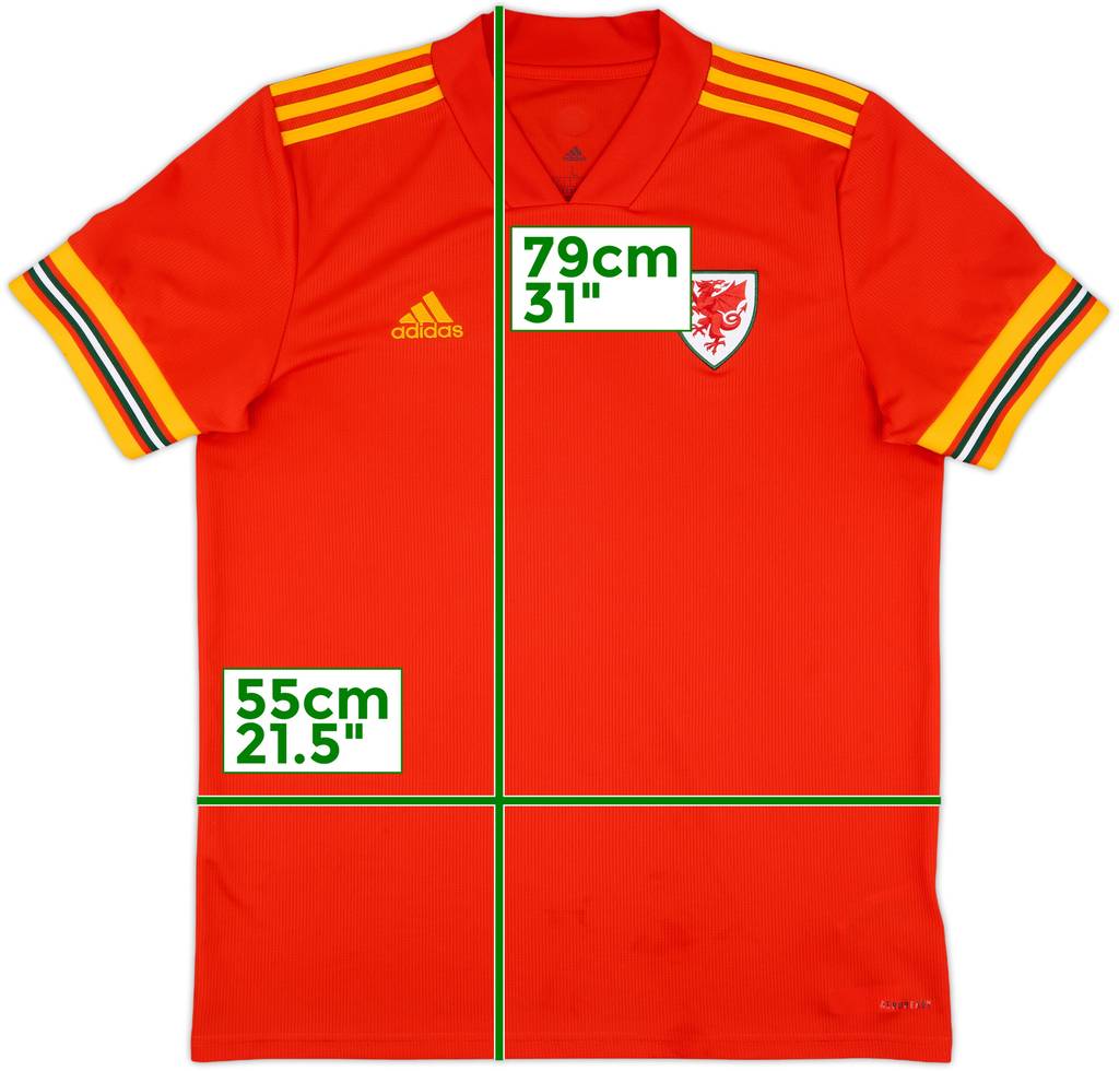 2020-21 Wales Home Shirt - 9/10 - (L)