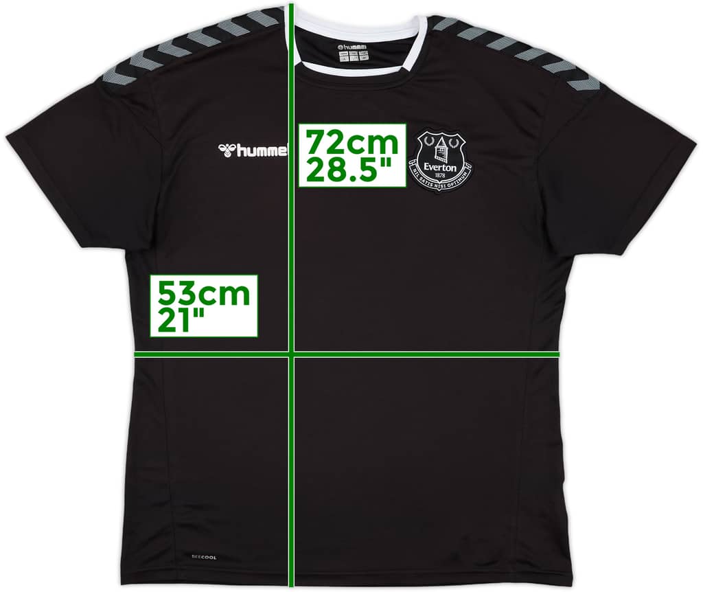 2021-22 Everton Hummel Training Shirt - 8/10 - (XL)