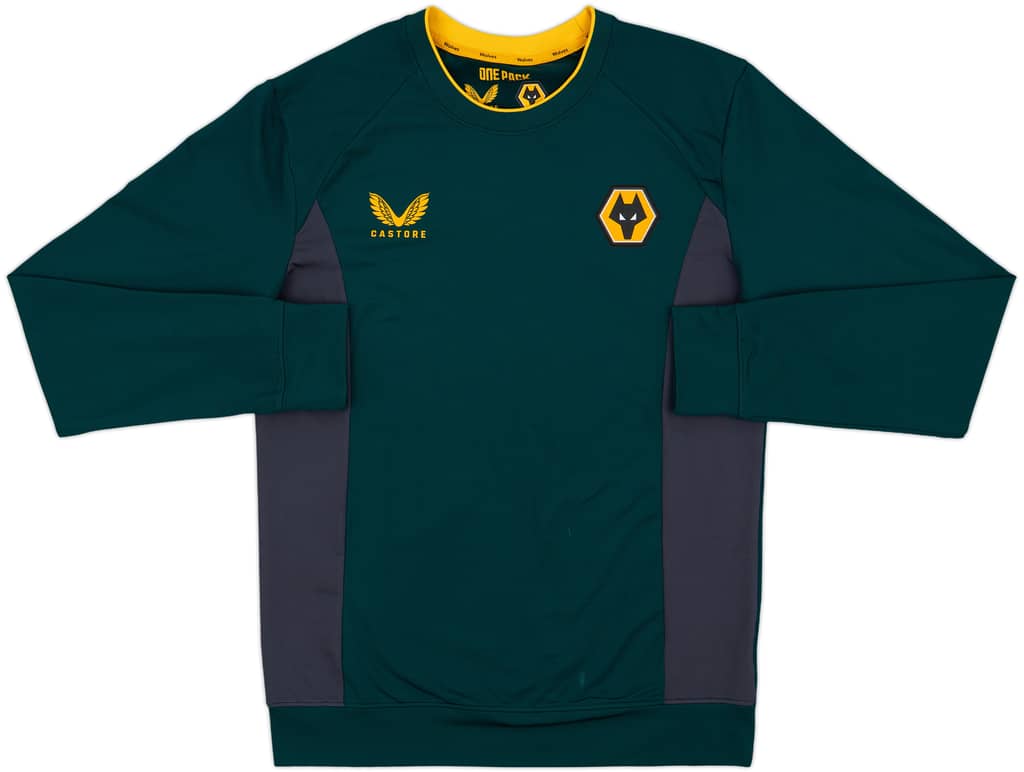 2021-22 Wolves Castore Training Sweat Top - 8/10 - (M)