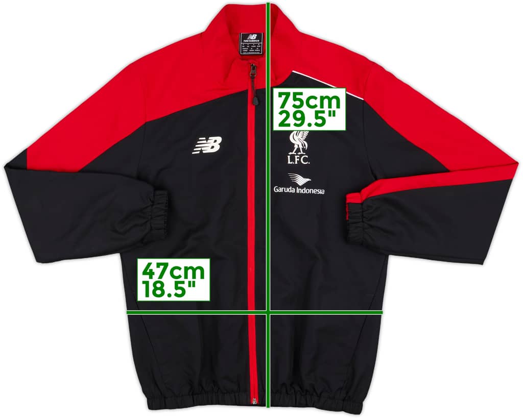 2015-16 Liverpool New Balance Track Jacket - 8/10 - (S)