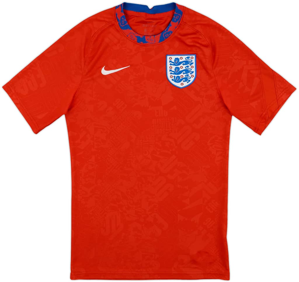 2020-21 England Nike Training Shirt - 8/10 - (XS)