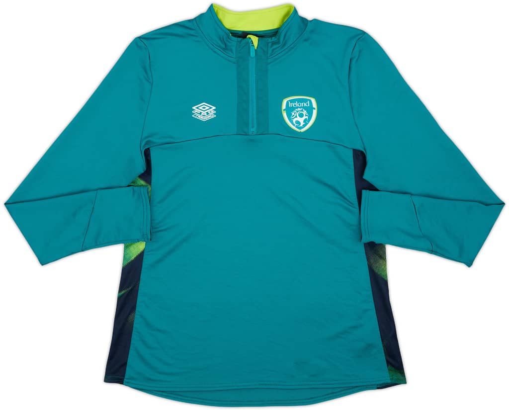 2022-23 Ireland Umbro 1/4 Zip Drill Top - 10/10 - (Women's M)