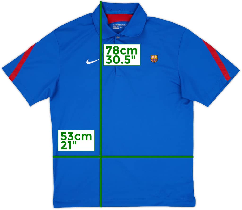 2012-13 Barcelona Nike Golf Polo Shirt - 9/10 - (M)