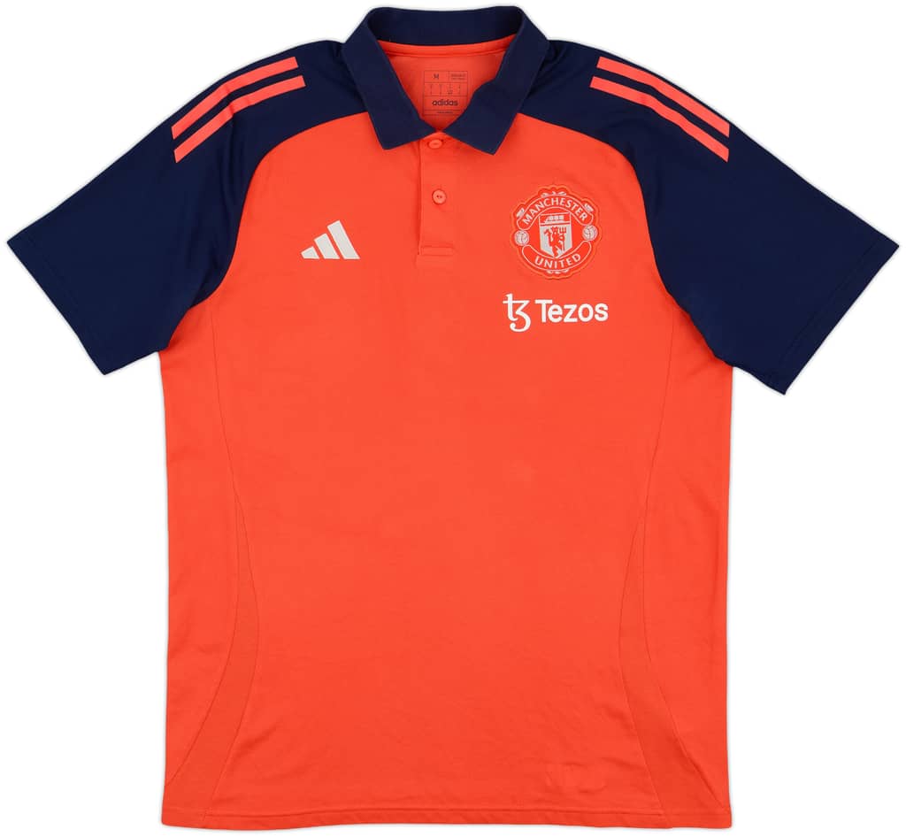 2024-25 Manchester United adidas Polo Shirt - 9/10 - (M)