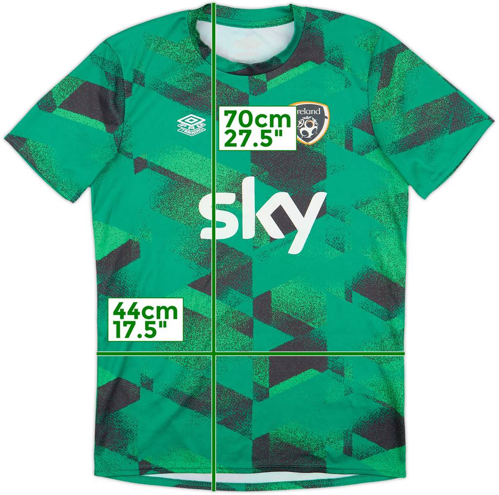 2022-23 Ireland Umbro Training Shirt - 8/10 - (XL.Boys)