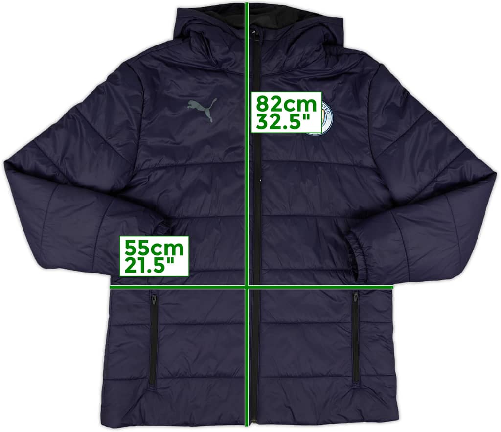 2021-22 Manchester City Puma Padded Bench Coat - 7/10 - (M)