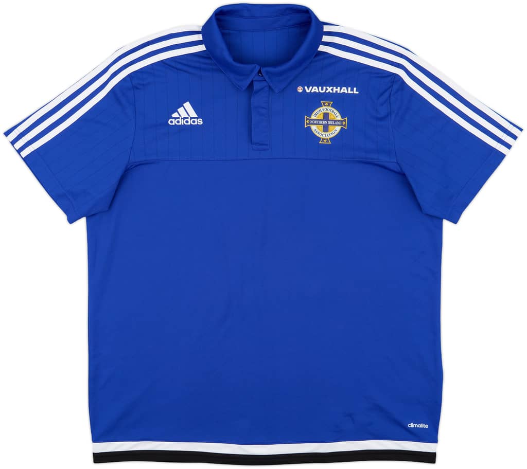 2016-17 Northern Ireland adidas Polo Shirt - 9/10 - (XL)