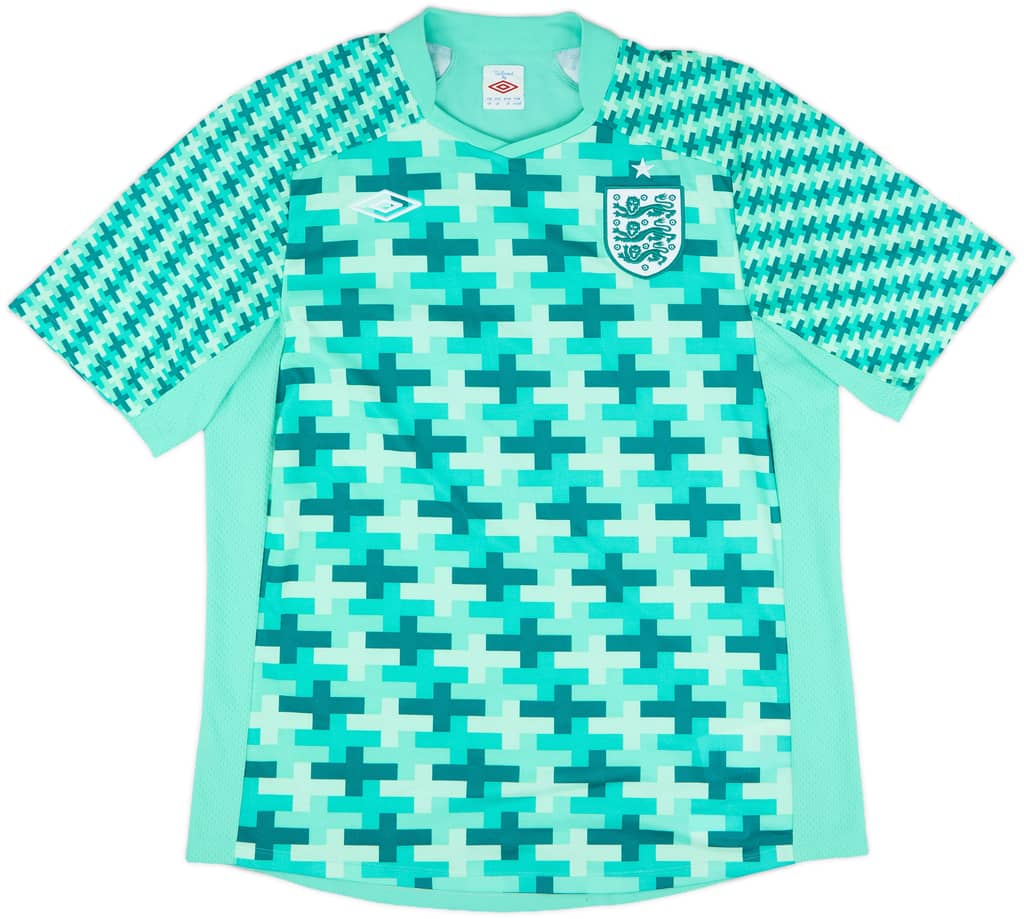 2011-12 England GK S/S Shirt - 8/10 - (XL)