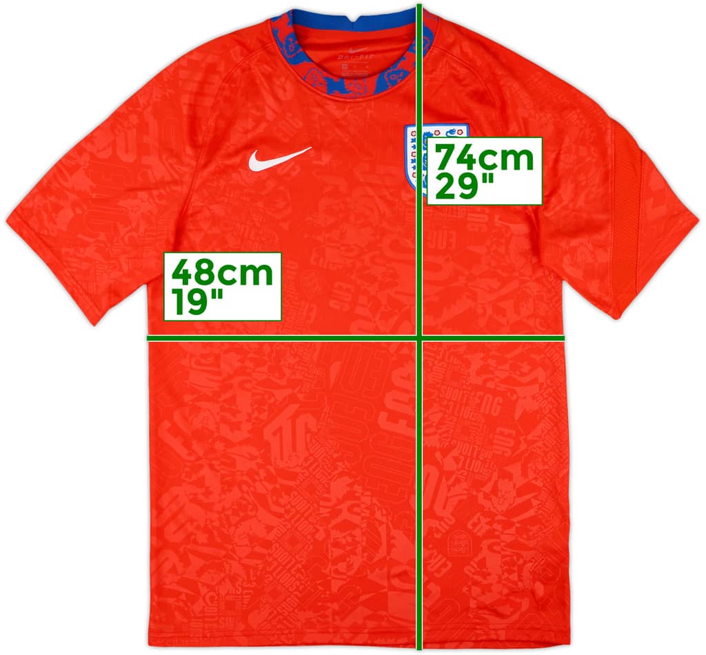 2020-21 Engand Nike Training Shirt - 9/10 - (M)