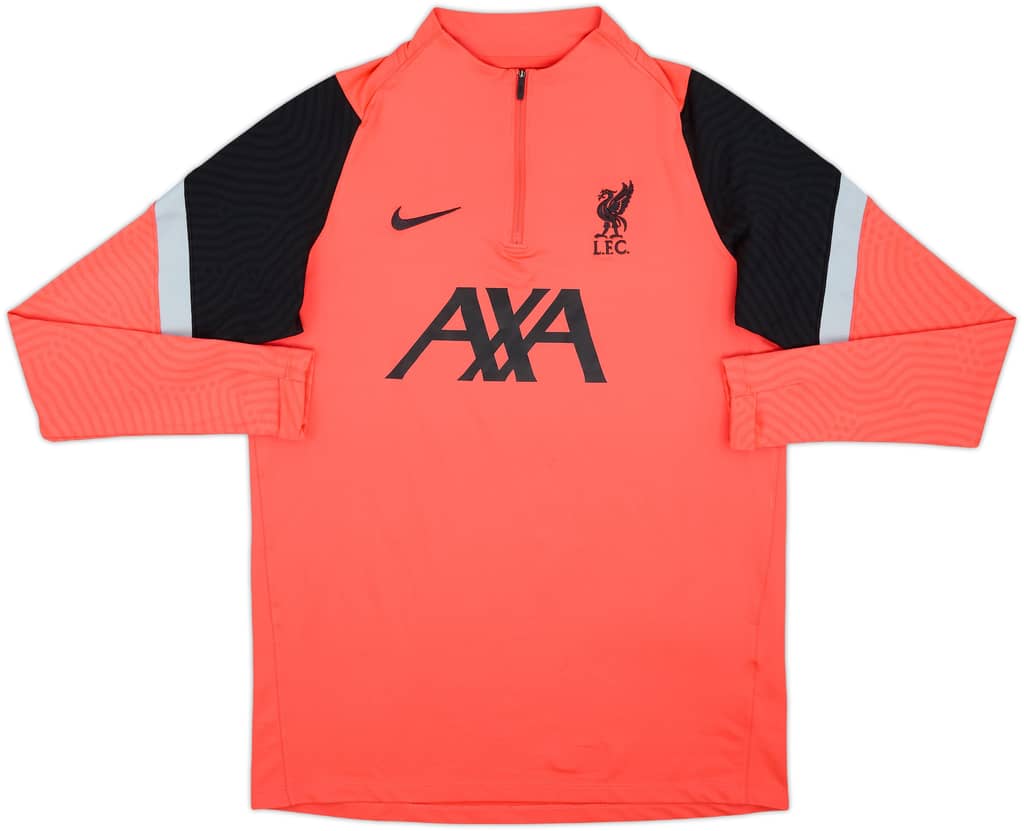 2020-21 Liverpool Nike 1/4 Zip Drill Top - 8/10 - (M)