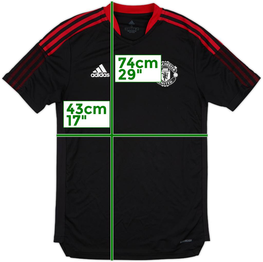2021-22 Manchester United adidas Training Shirt - 8/10 - (S)