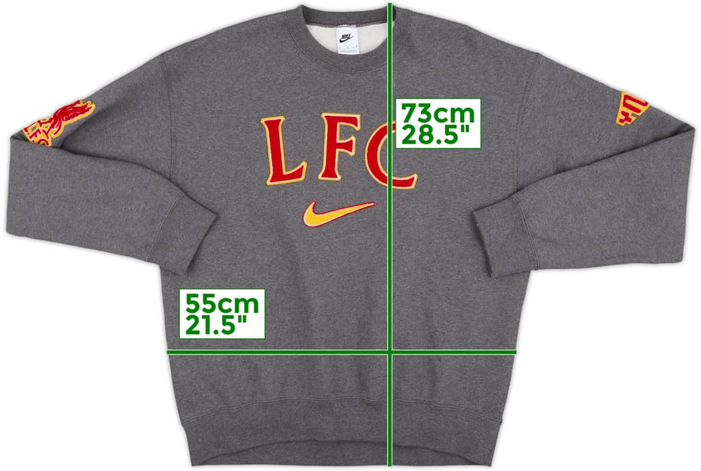 2023-24 Liverpool Nike Sweat Top - 9/10 - (M)