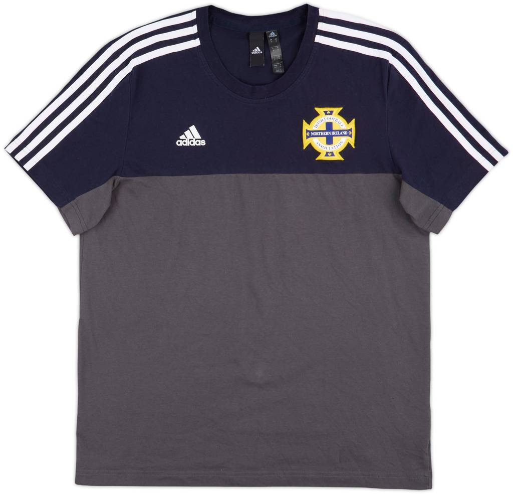 2020-21 Northern Ireland adidas Cotton Tee - 8/10 - (M)