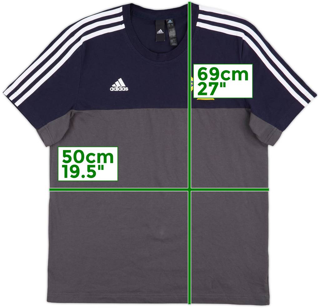 2020-21 Northern Ireland adidas Cotton Tee - 8/10 - (M)