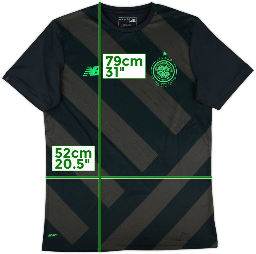 2017-18 Celtic New Balance Training Shirt - 8/10 - (L)