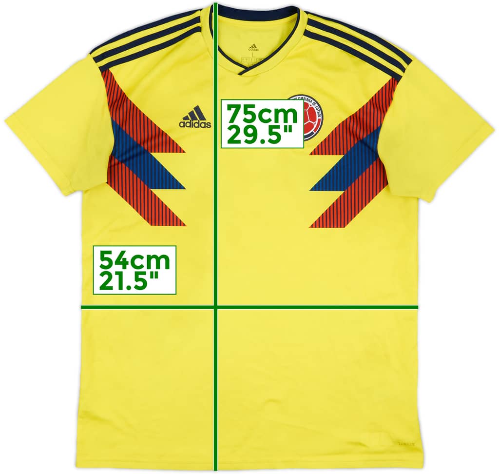 2018-19 Colombia Home Shirt - 5/10 - (L)