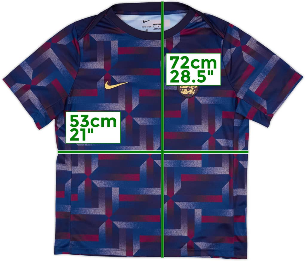 2024-25 England Nike Training Shirt - 9/10 - (L)