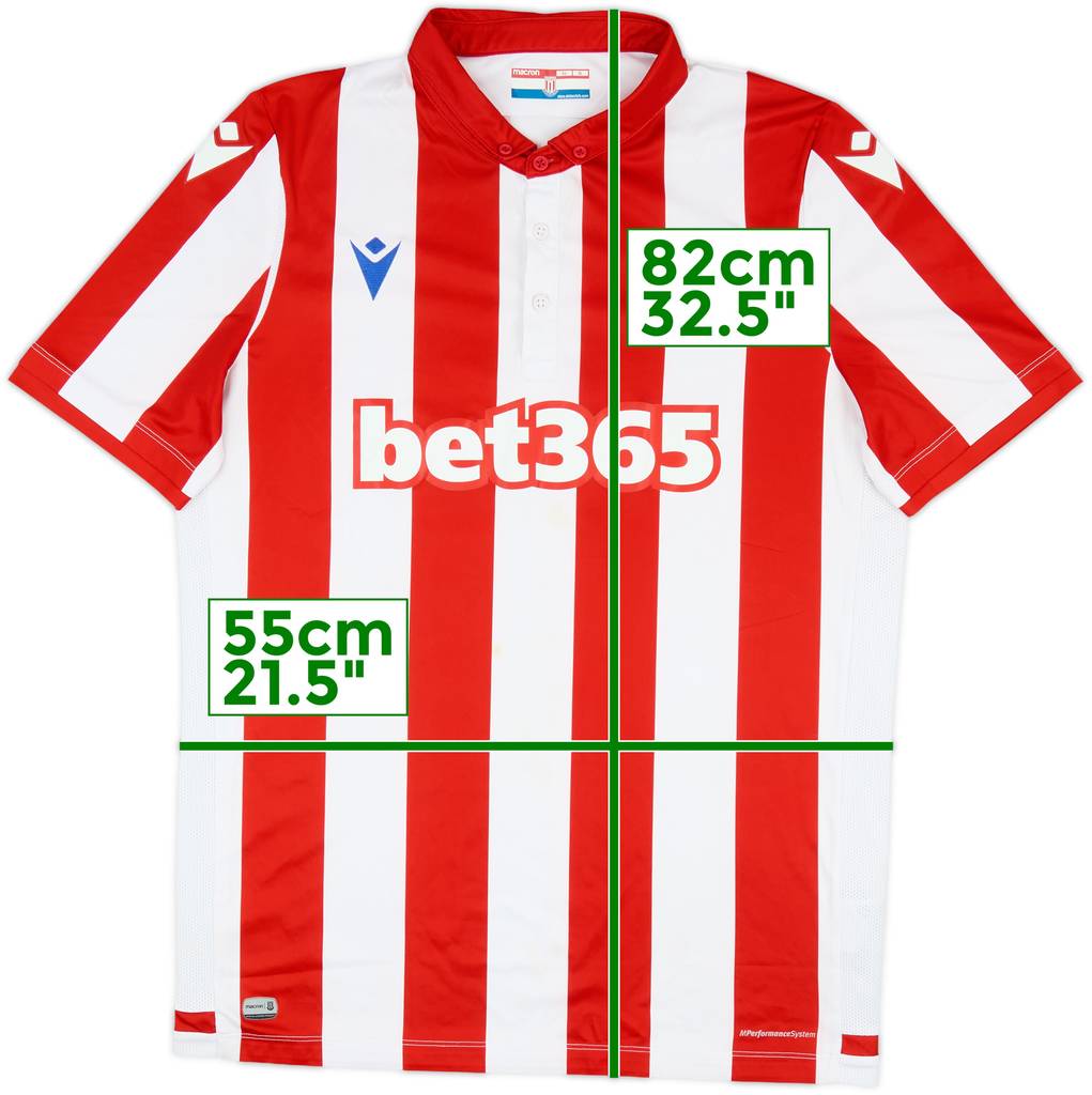 2019-20 Stoke City Home Shirt - 6/10 - (XL)