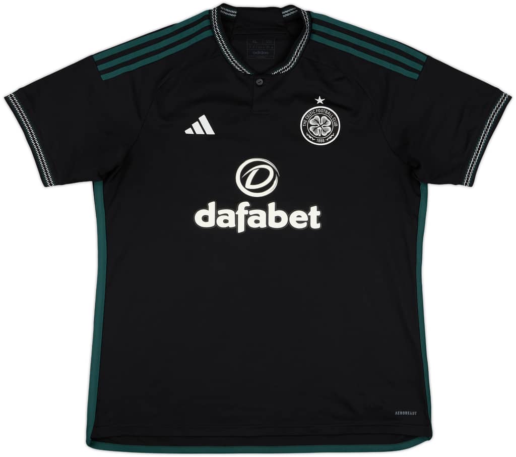 2023-24 Celtic Away Shirt - 9/10 - (XL)
